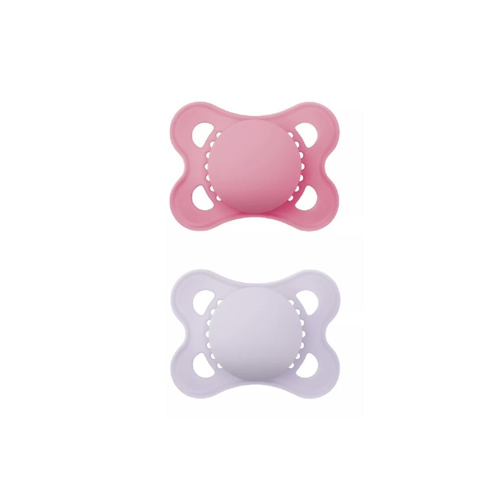 MAM Pure Original Soother Solid Pink 2Pk