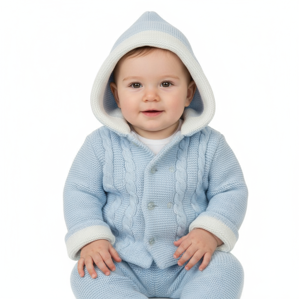 23VE-312 Baby Boys Knitted Suit