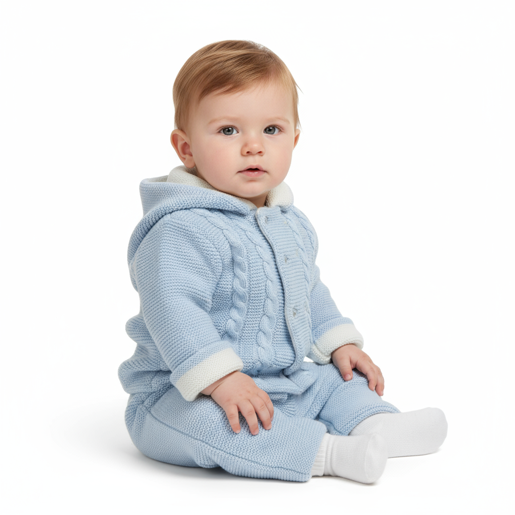 23VE-312 Baby Boys Knitted Suit