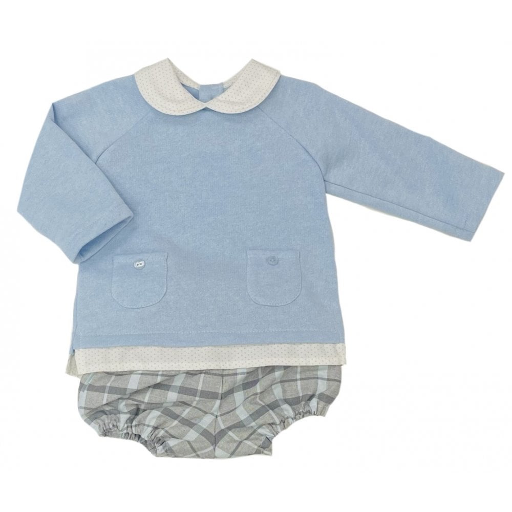 23283 Boys Top and Pants Baby Blue
