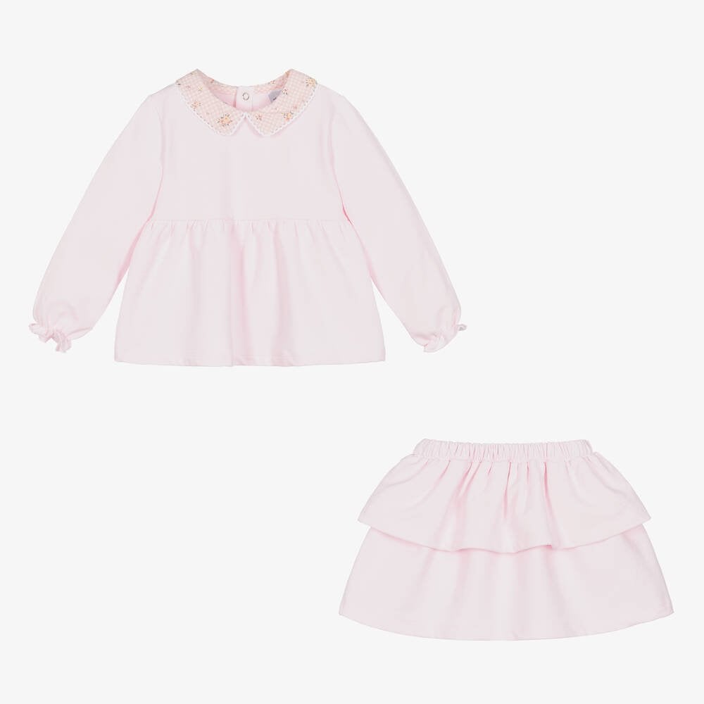 63931 Older Girls Ruffle Skirt & Top Set