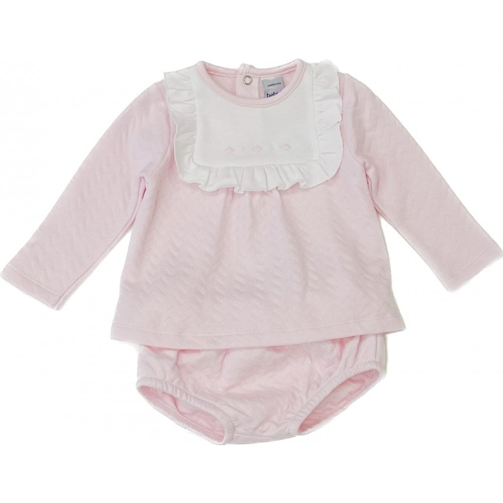 40655 Baby Girls Pink Babidu Jam Pants Set