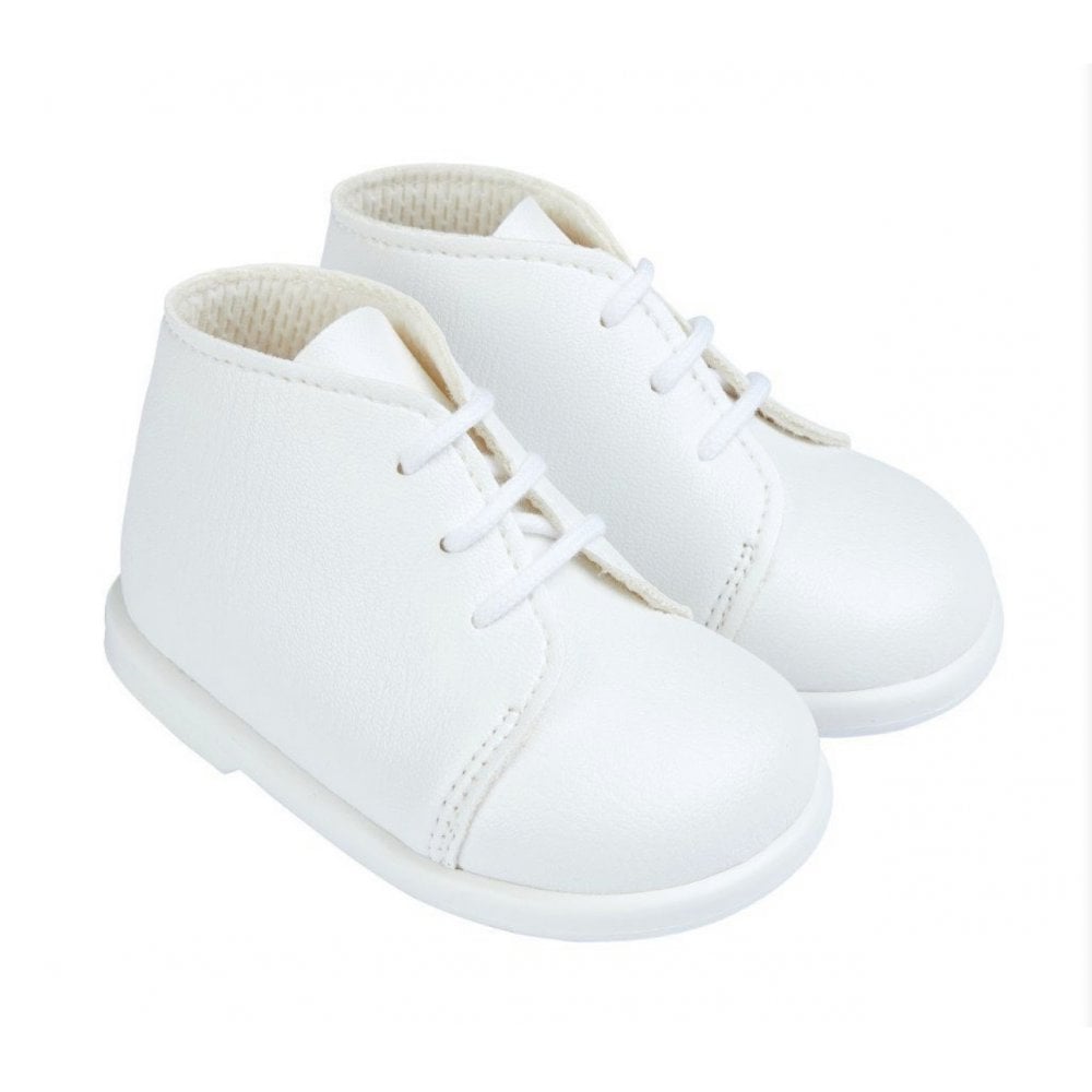 Bay Pods Lace Up Boot White