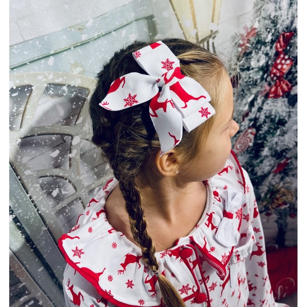 Reindeer Christmas Hair Clip