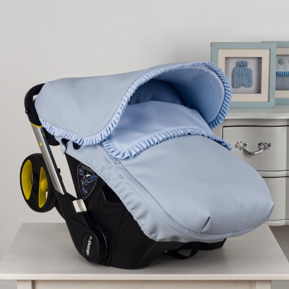 070237 Leatherette Doona Car Seat Cover Blue