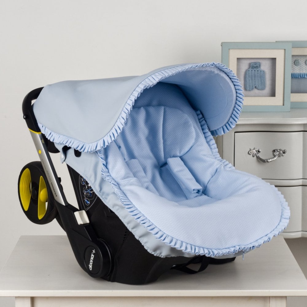 070237 Leatherette Doona Car Seat Cover Blue