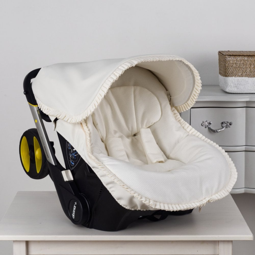 070237 Leatherette Doona Car Seat Cover Cream