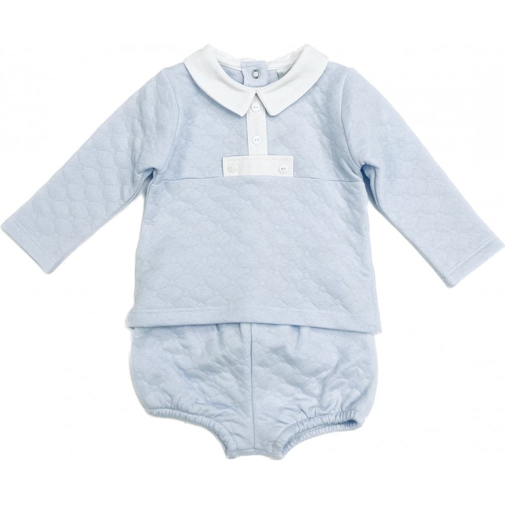 41553 Baby  Boys Blue Jam Pant Set