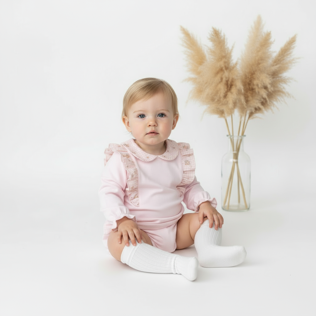 43931 Baby Girls Pink Bloomer Set