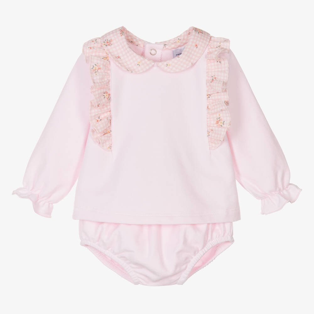 43931 Baby Girls Pink Bloomer Set