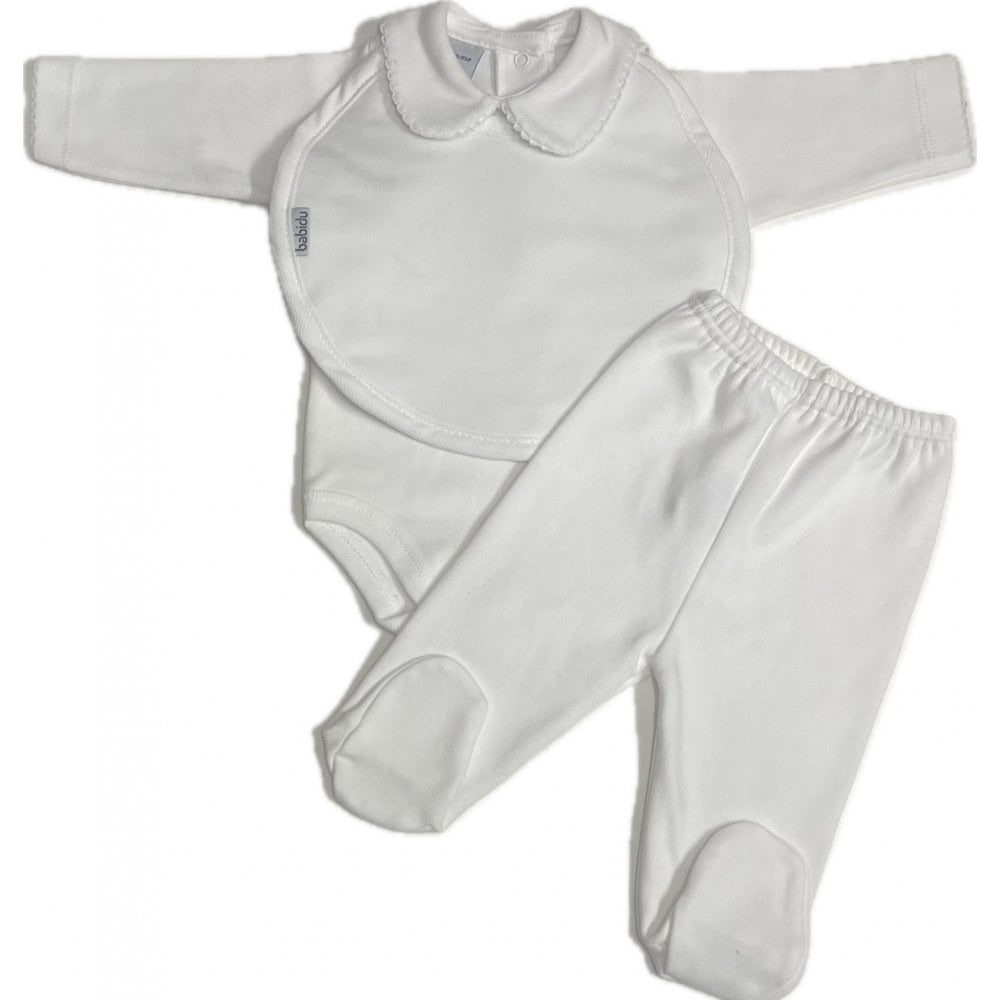 Newborn Unisex White New Baby Outfit