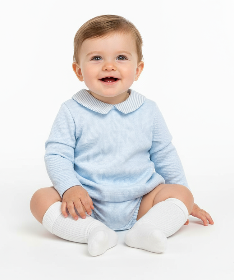 41565 Boys 2 Piece Babidu Set Blue