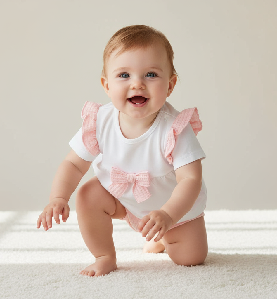 17820 Pink Baby Girl Jam Pant Set