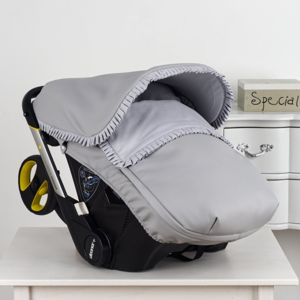 070237 Leatherette Doona Car Seat Cover Grey