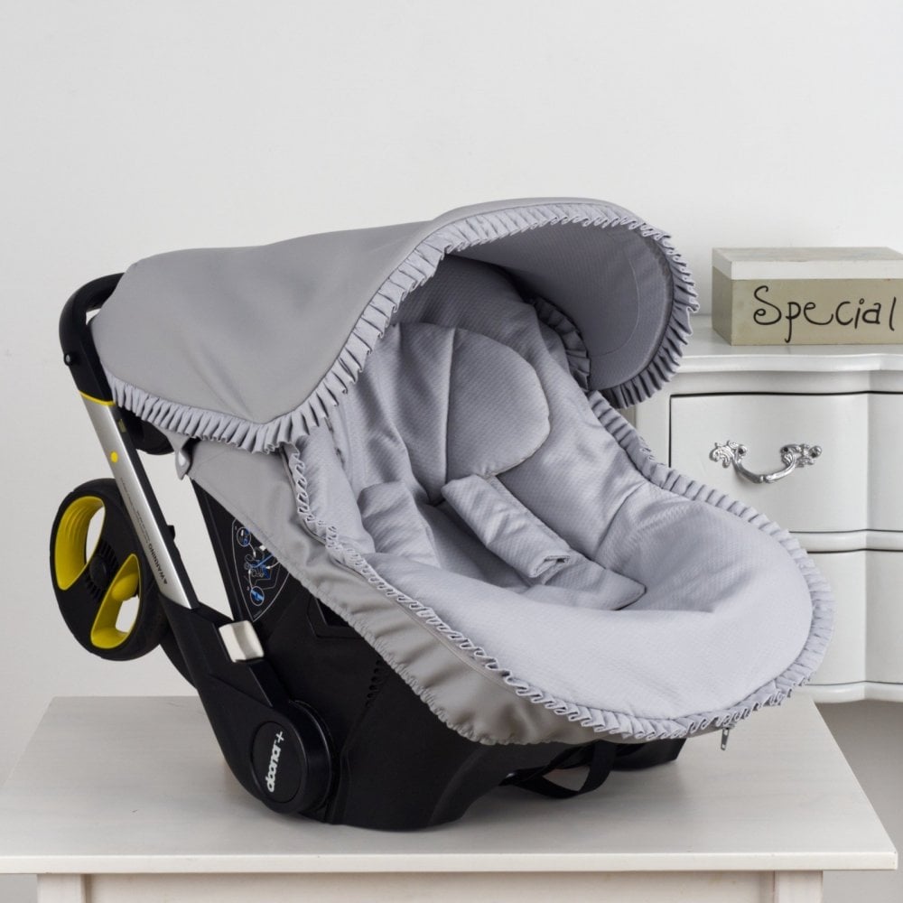 070237 Leatherette Doona Car Seat Cover Grey
