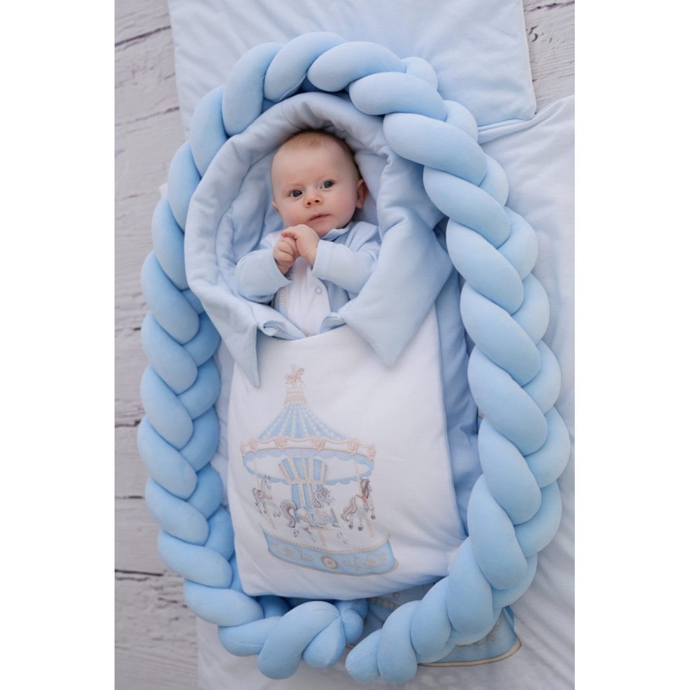 Baby Boys Padded Bumper Blue