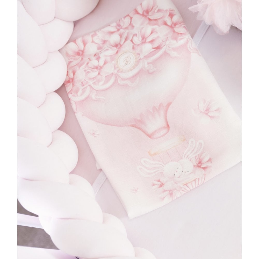Baby Girls Padded Bumper Pink