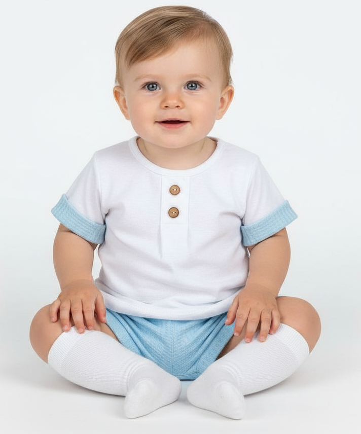 17821 Baby Boys Top & Short Set