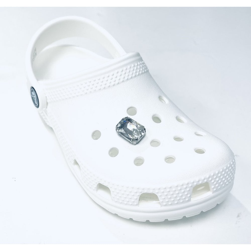 Crocs Charms Clear Jewel Square Single