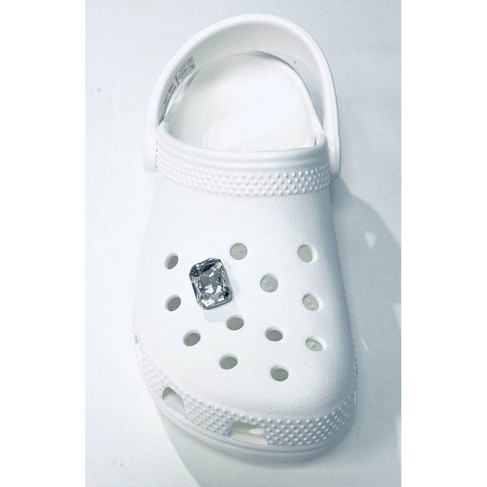 Crocs Charms Clear Jewel Square Single