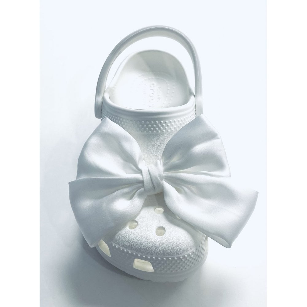 Crocs Charms Bow White Pair