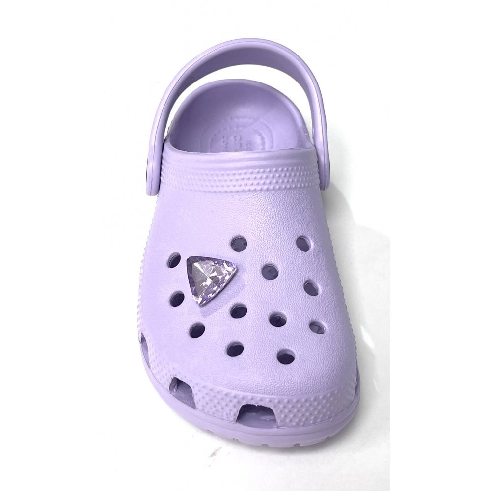 Crocs Charms Purple Jewel Triangle