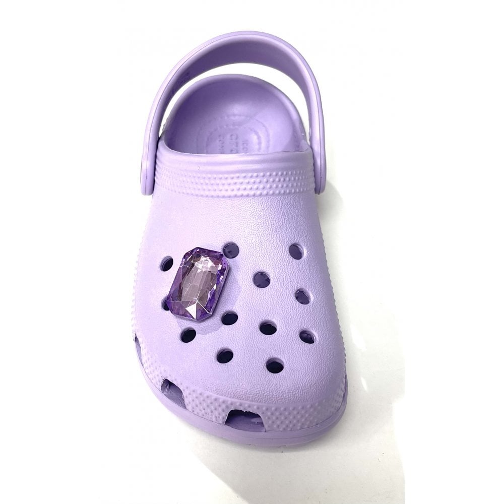 Crocs Charms Purple Jewel Oblong