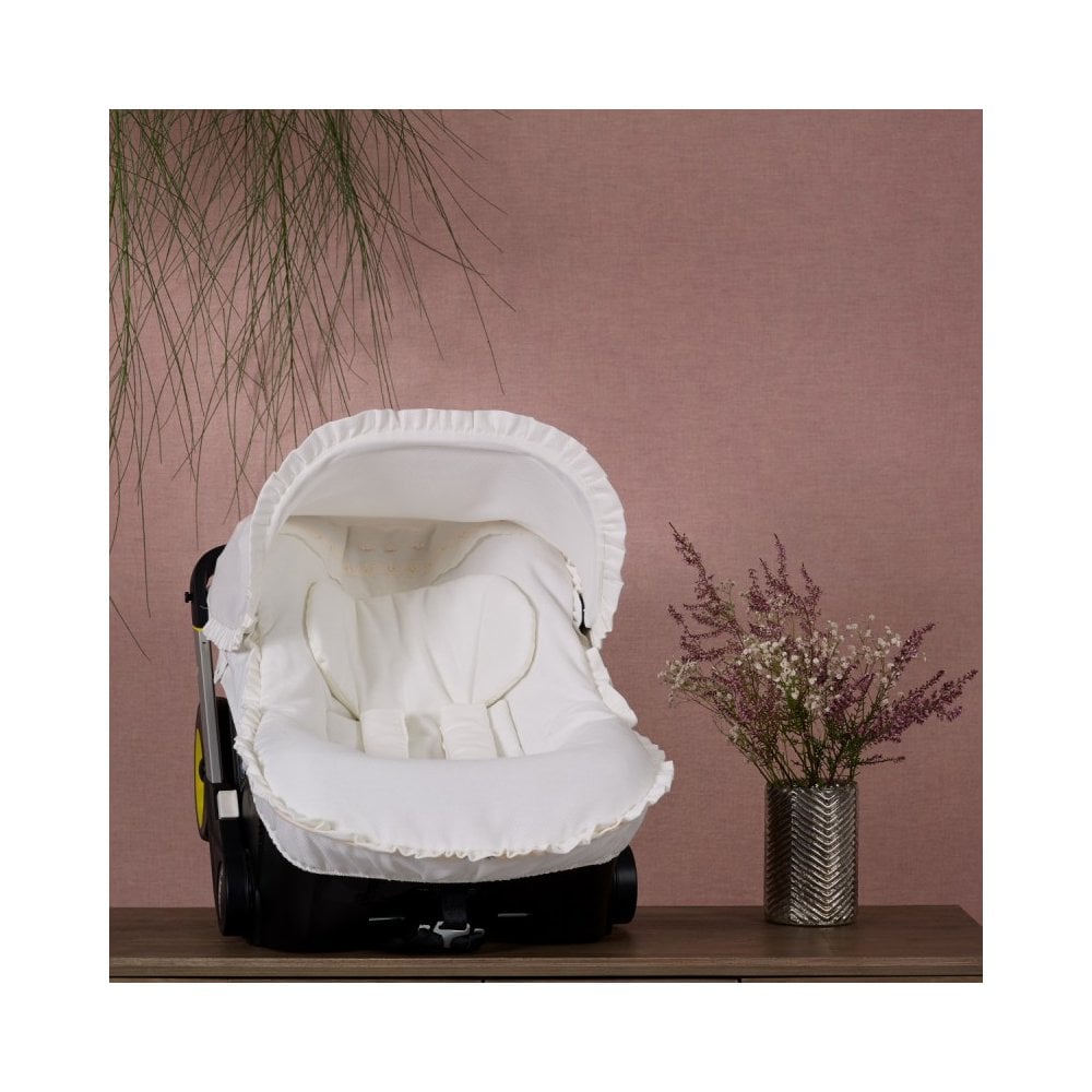 072227 Rose Bud Cream Doona Cover