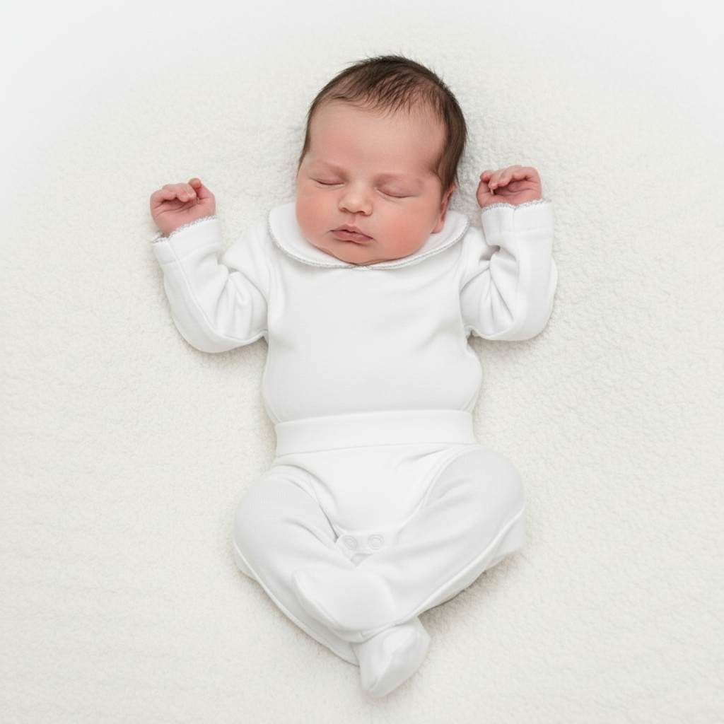 Coming Home Unisex New Baby Set White