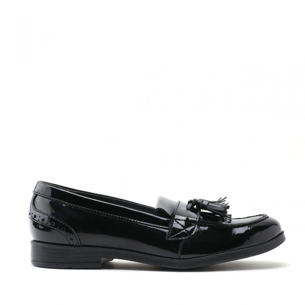 Startrite Sketch F Fit Black Patent Loafer