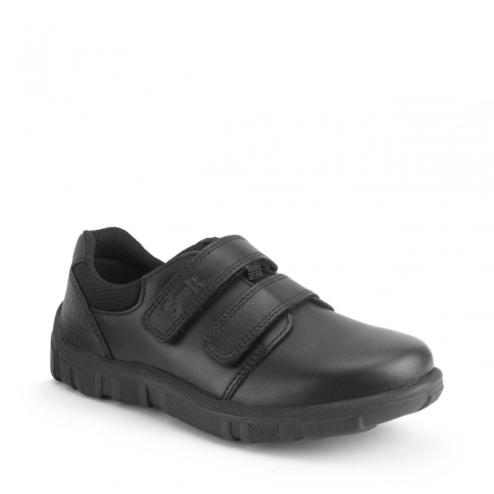 Startrite Origin Boys F Fit Black Leather School Shoes