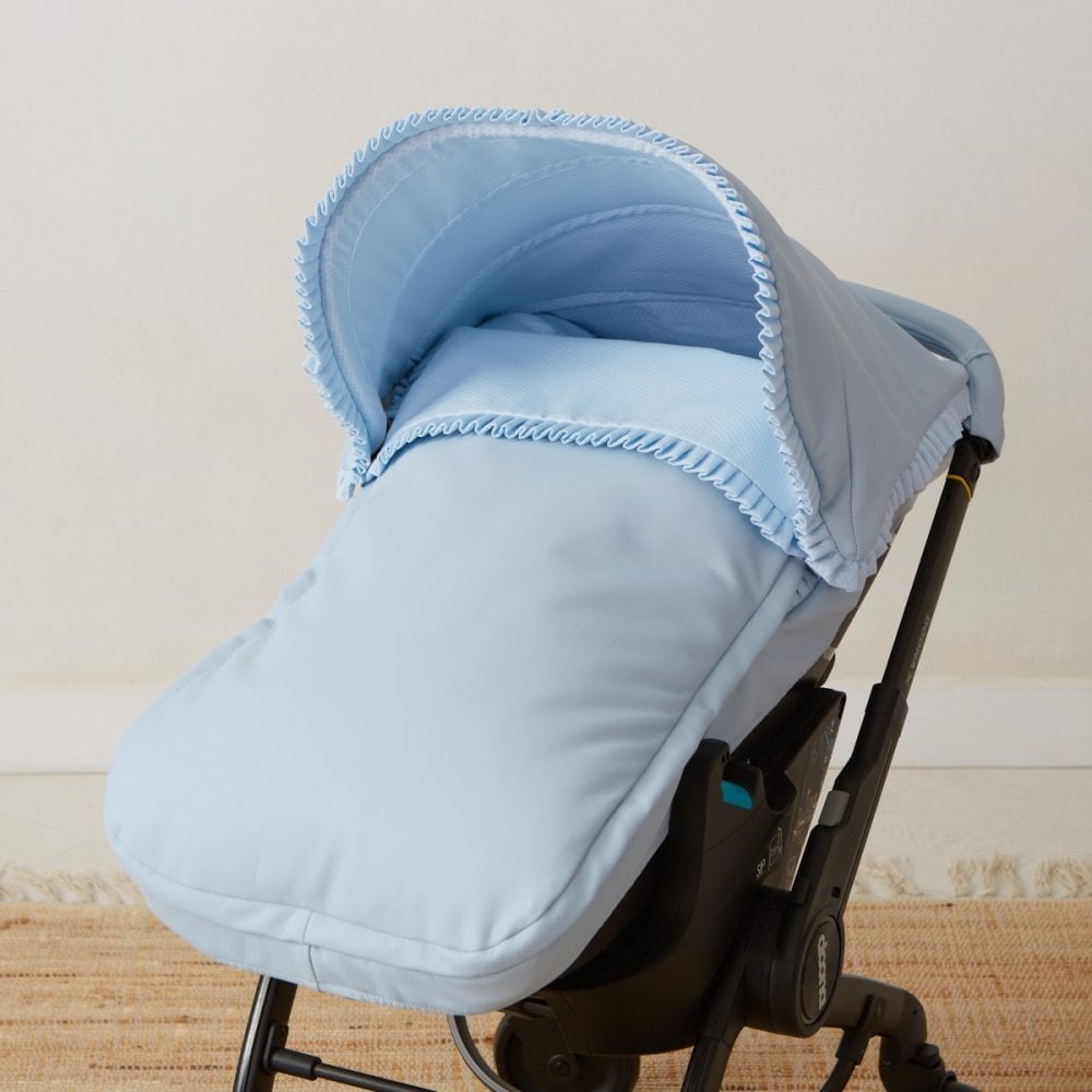 070246 Doona X Cover Plain Blue Leather