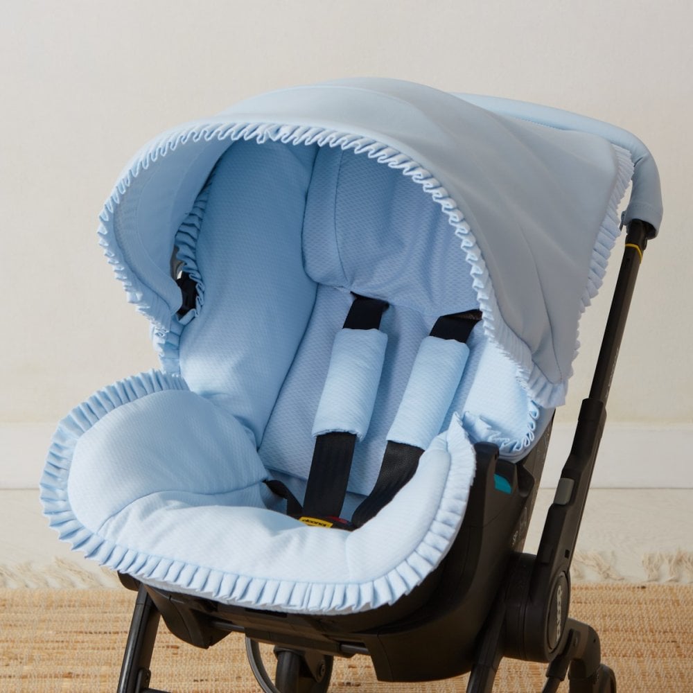 070246 Doona X Cover Plain Blue Leather