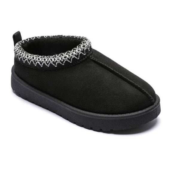 Indiya Faux Fur Mule Black