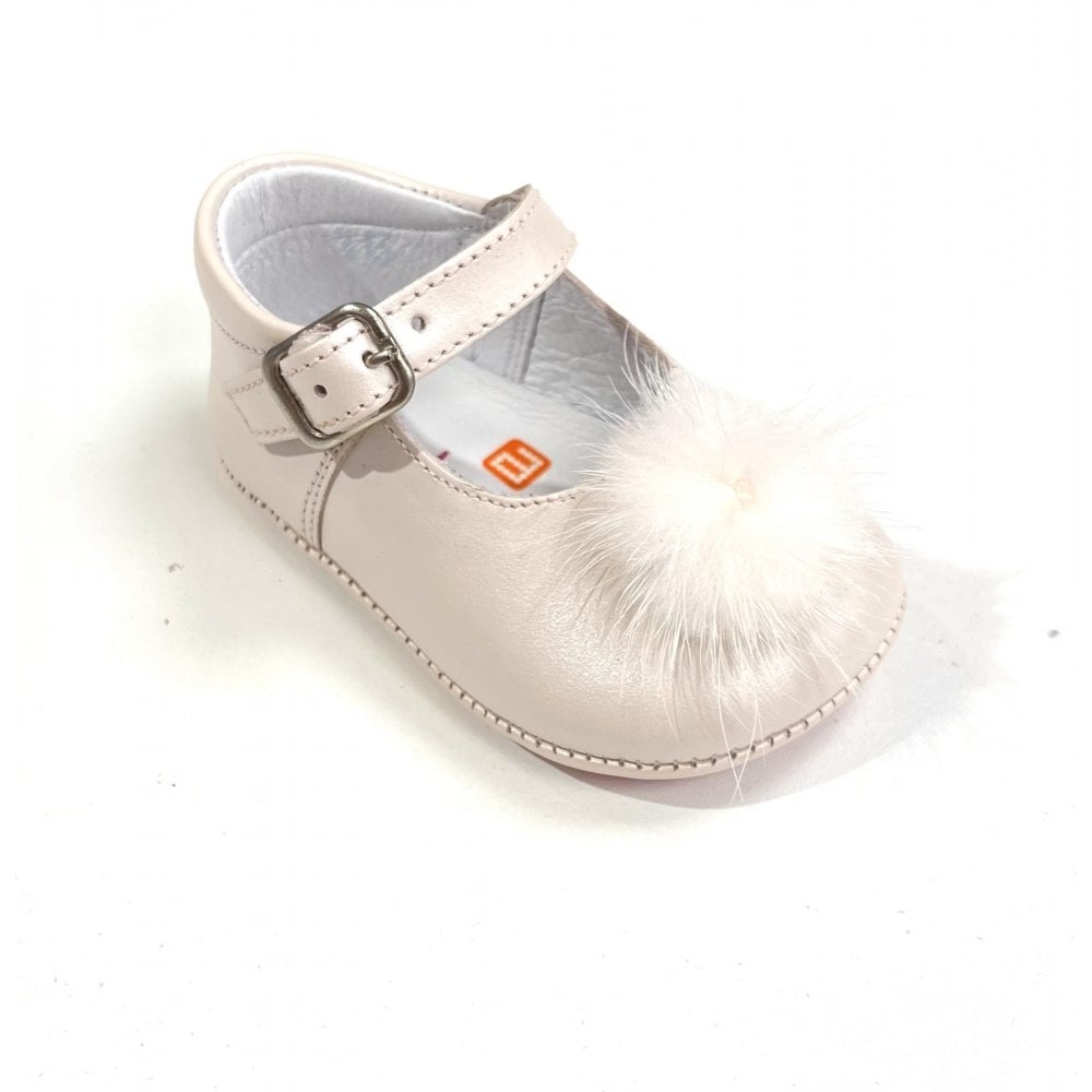 172009 Pom Pom Pram Shoe Pearl Pink
