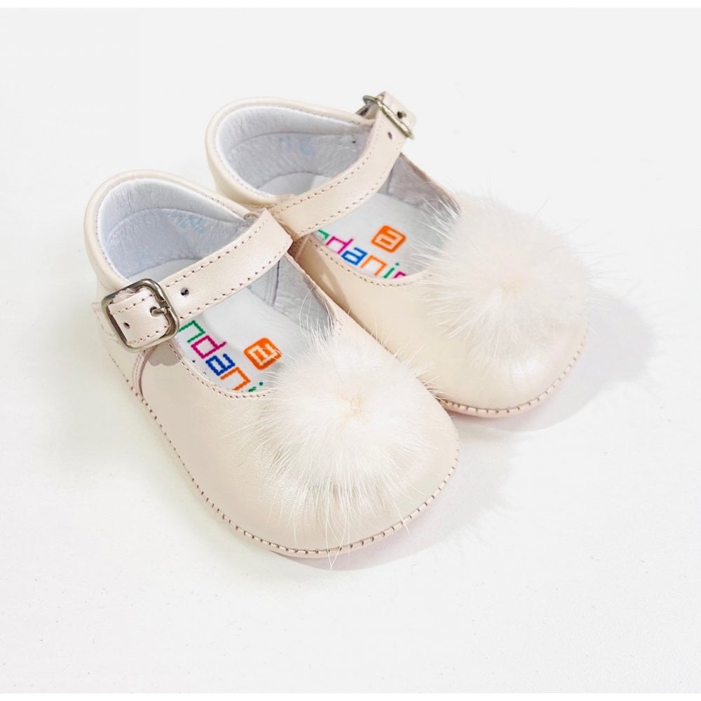 172009 Pom Pom Pram Shoe Pearl Pink