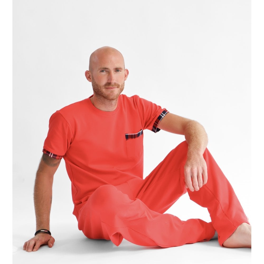 Christmas Pyjamas Men's Red Tartan