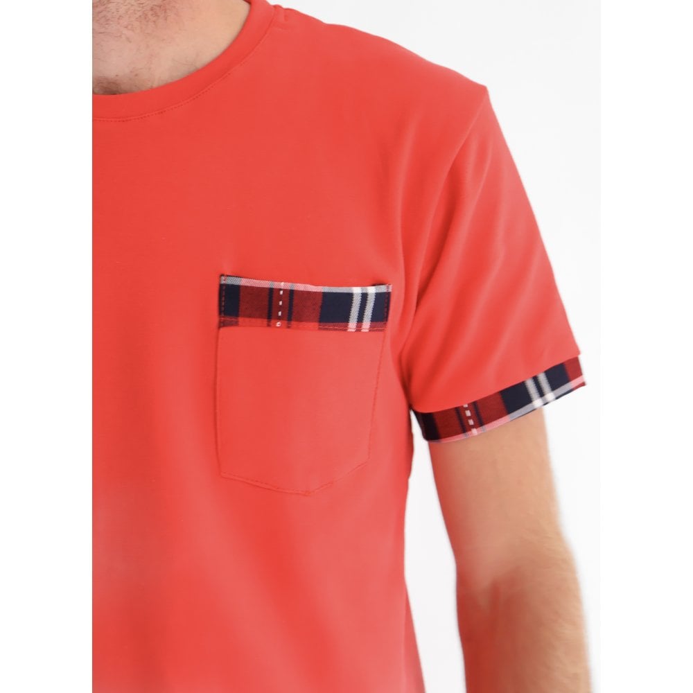 Christmas Pyjamas Men's Red Tartan
