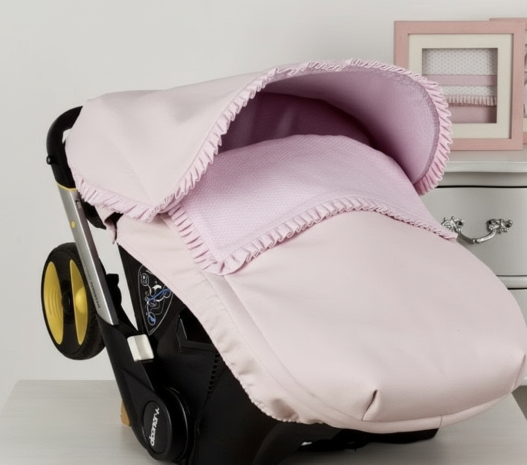 070246 Doona X Cover Plain Pink Leatherette