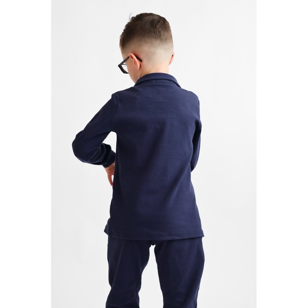 Rory Navy Boys Zip Tracksuit
