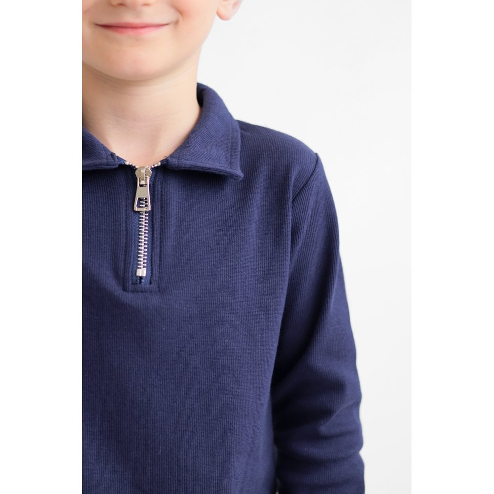 Rory Navy Boys Zip Tracksuit