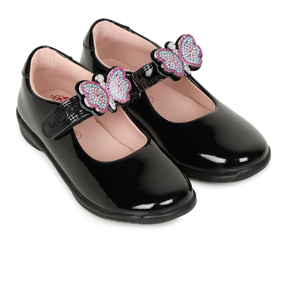 LKS08611 Lelli Kelly Luna F Fit School Shoes