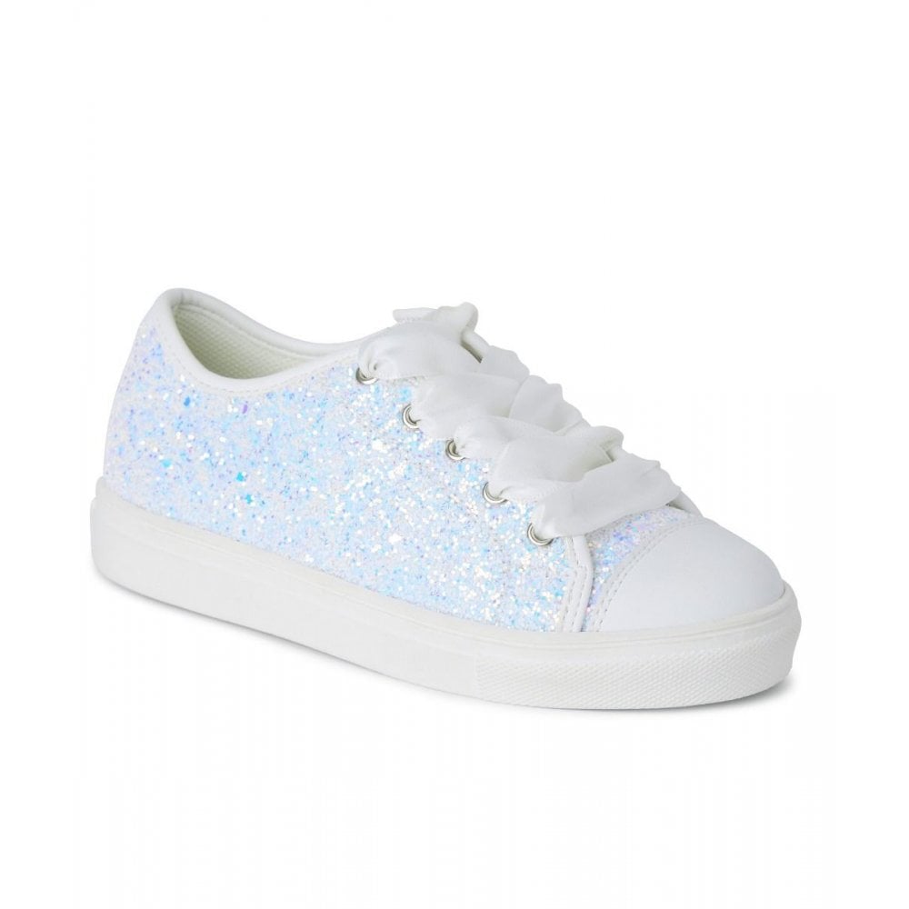Trinity Girls Glitter Trainer Rainbow