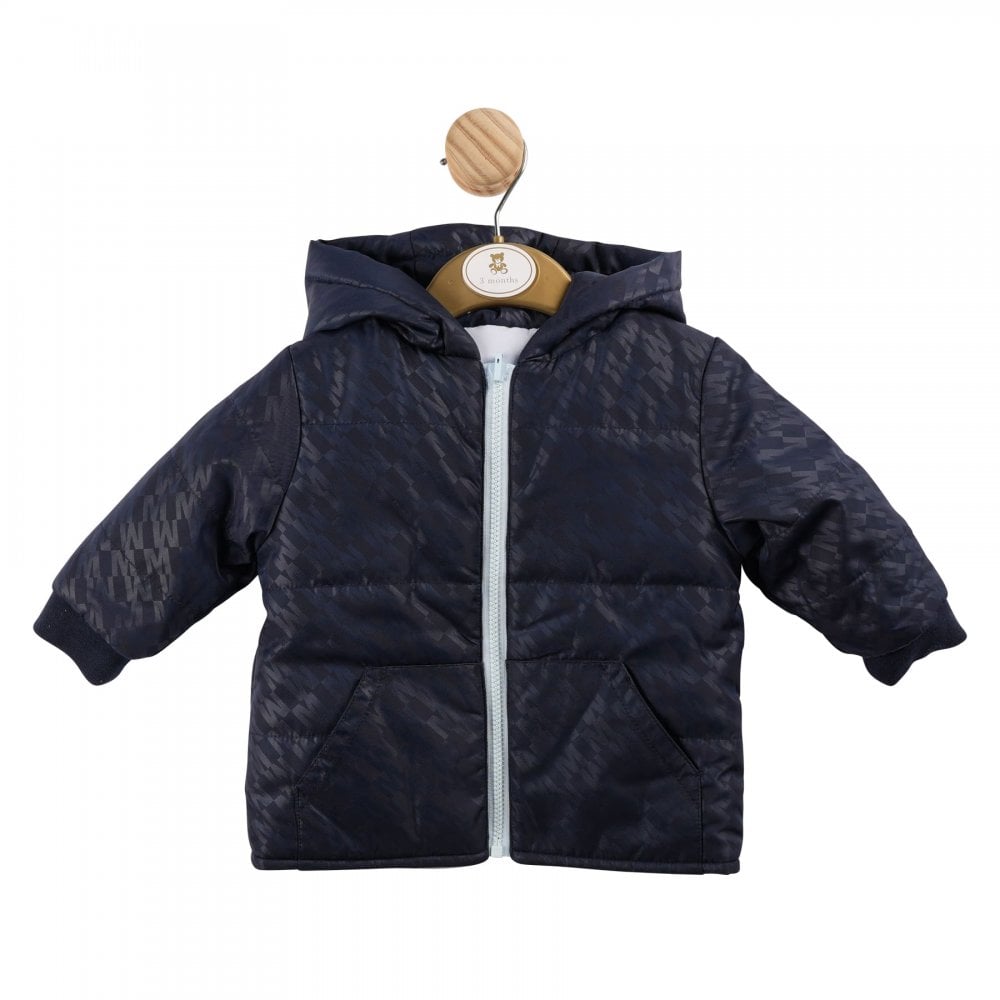 MB5907 Boys Navy Padded Coat