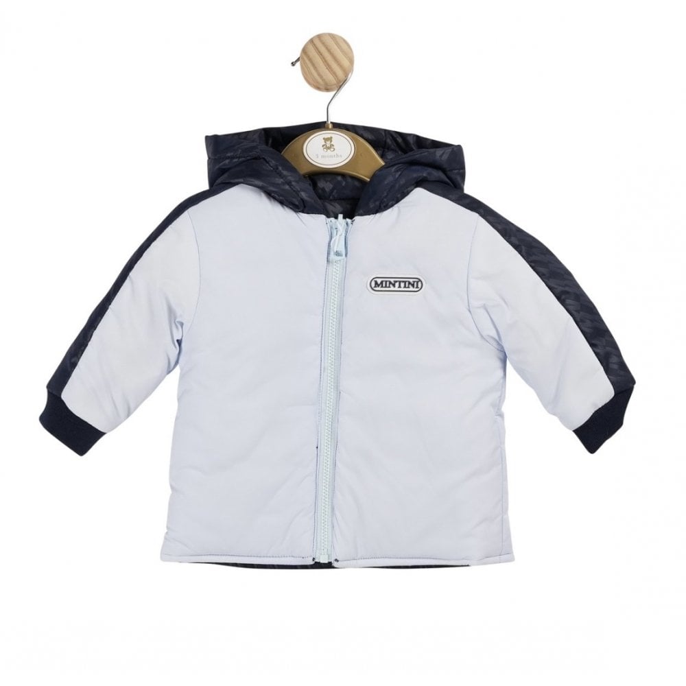 MB5907 Boys Navy Padded Coat
