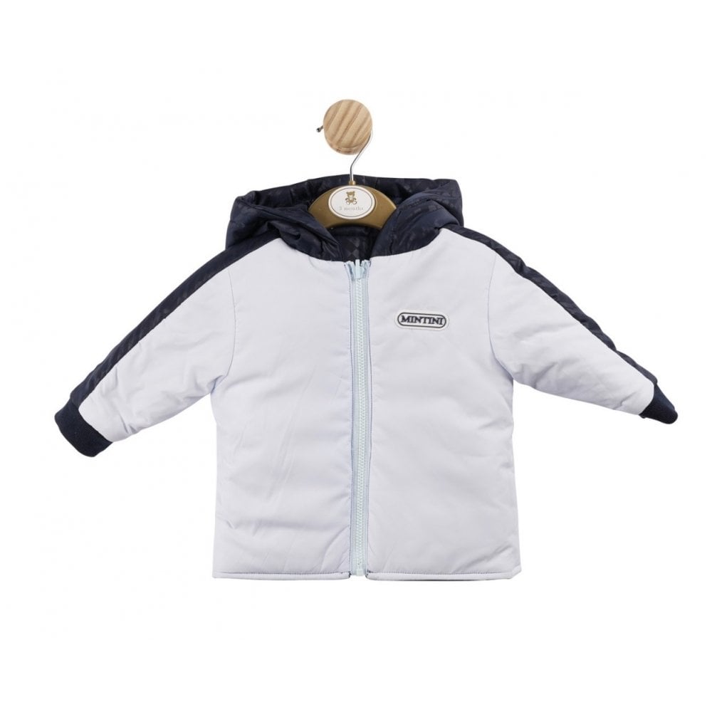 MB5907 Boys Navy Padded Coat