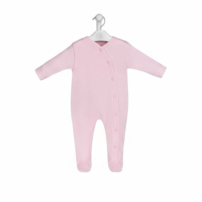 Pink Cotton Sleepsuit