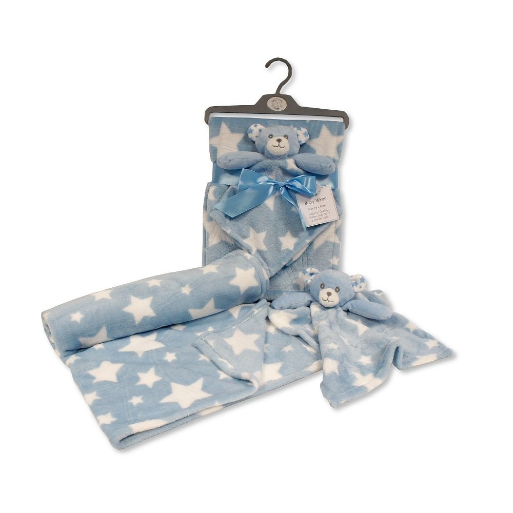 Baby Blanket With Comforter Blue