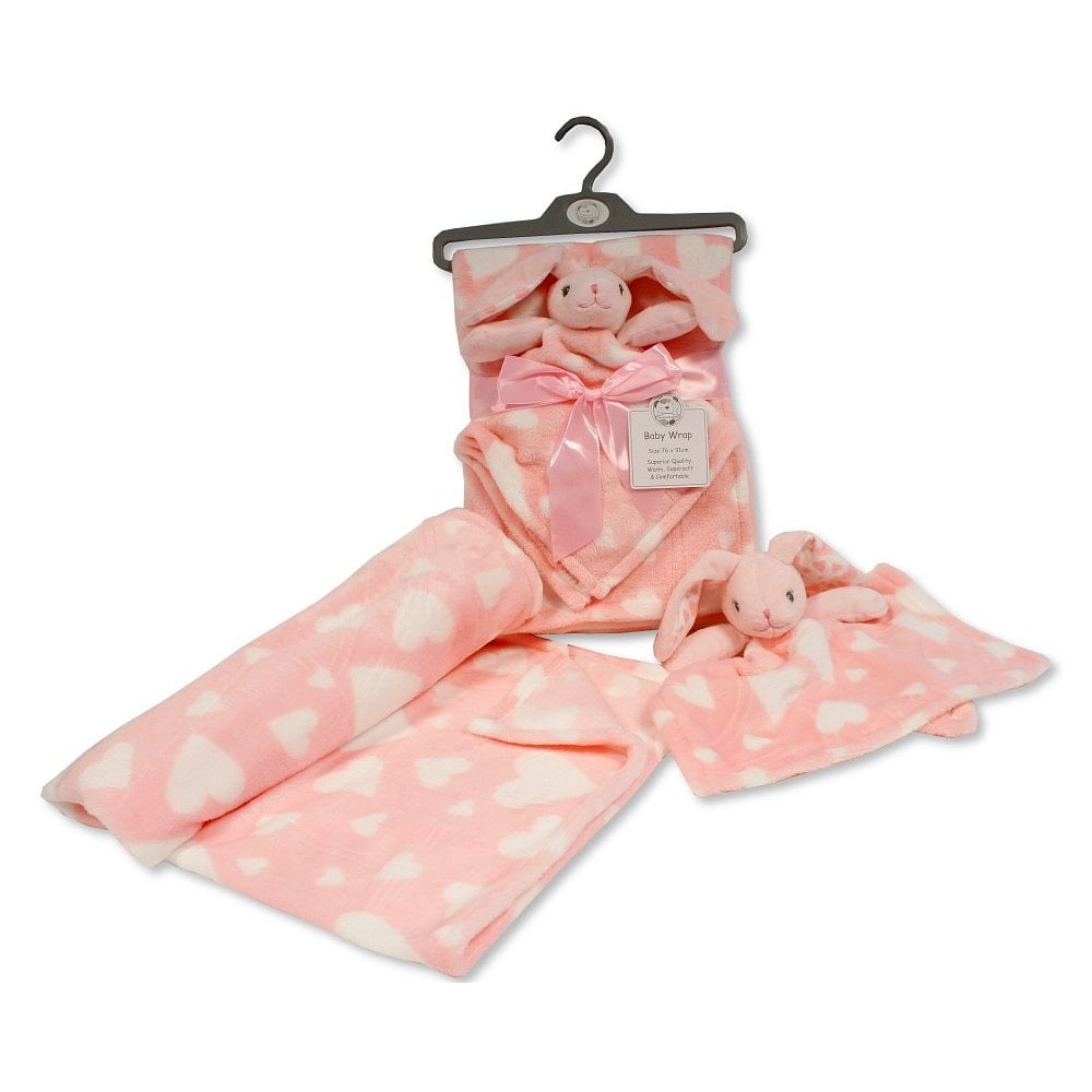Baby Blanket With Comforter Pink