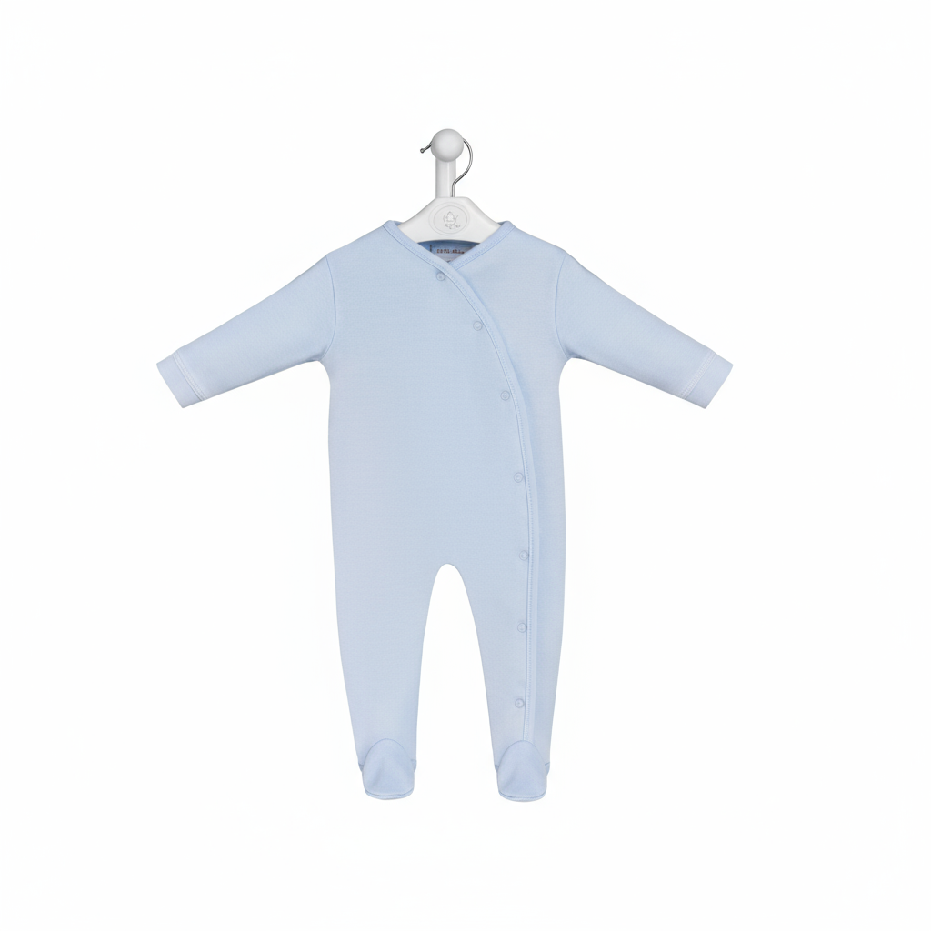 Blue Cotton Sleepsuit